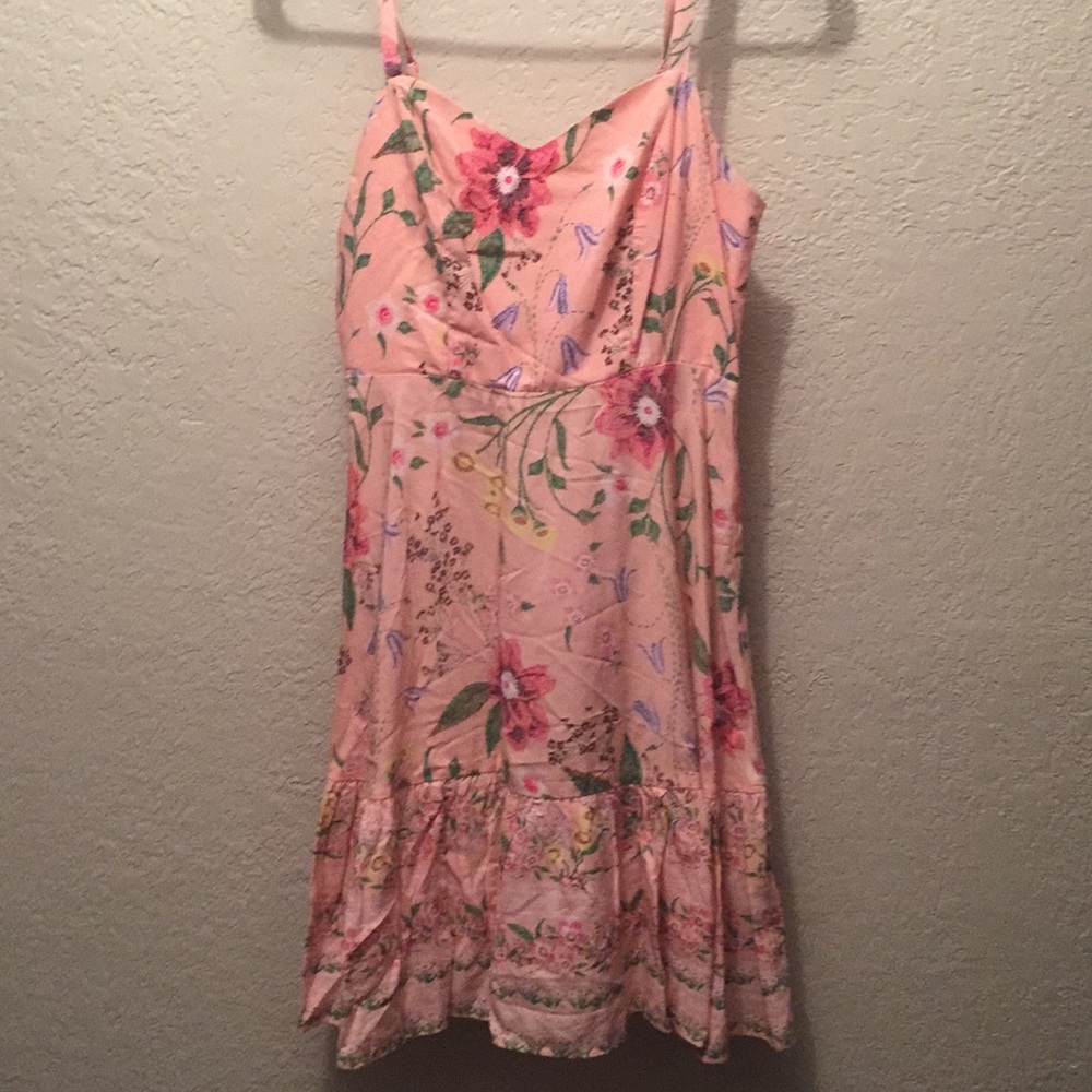 Old Navy pink fit and flare dress